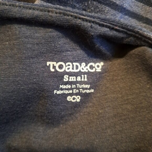 Toad & Co Transita women's size Small 2 tone blue Dress VGUC - Picture 7 of 8